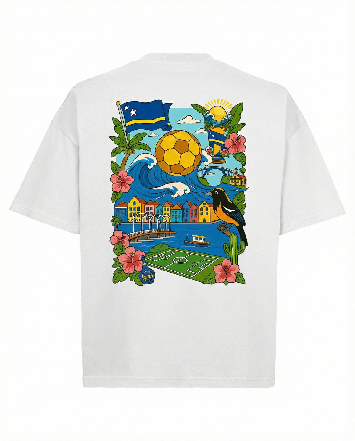 Curpee* Built For The Moment— Curaçao Football Summer T-Shirt (Preorder)