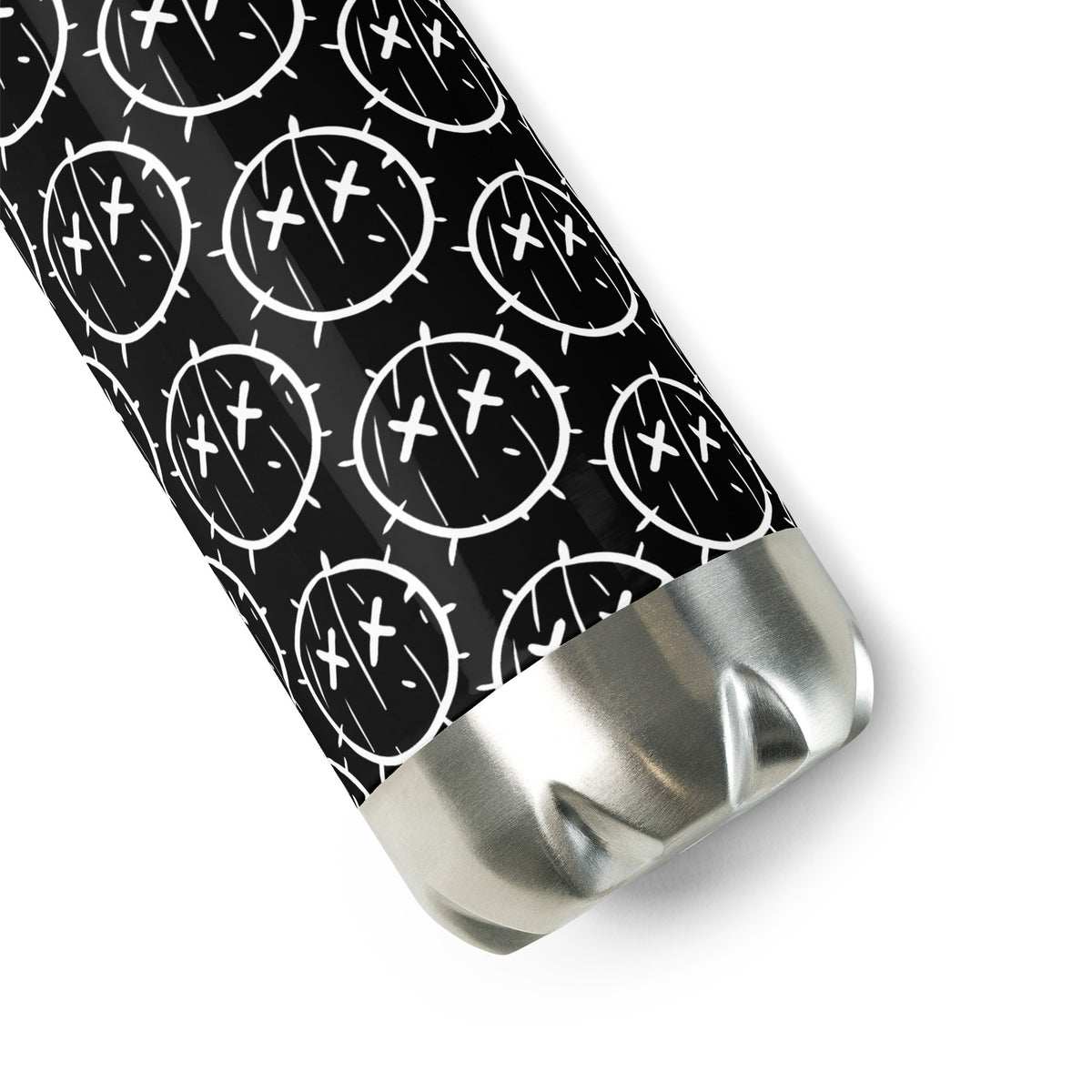 CURPEE* CACTUS STAINLESS STEEL WATER BOTTLE – LIMITED EDITION [BLACK]